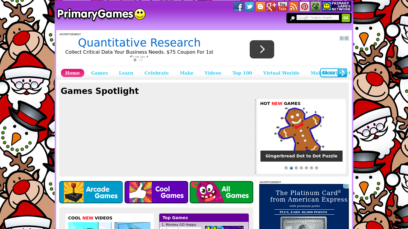 Primary Games: The Site For Primary School Gaming