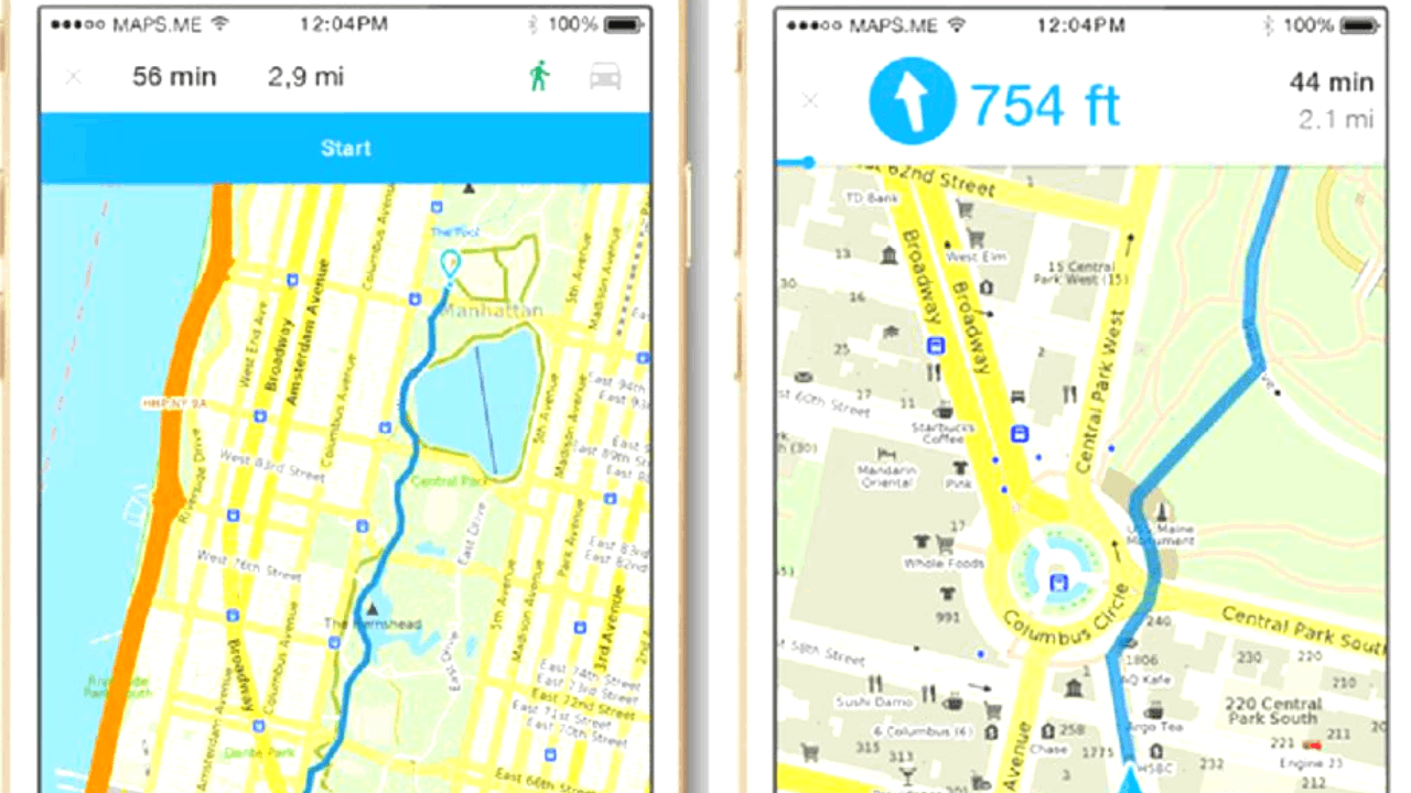 Maps.Me: Free Offline GPS Navigation for Mobile